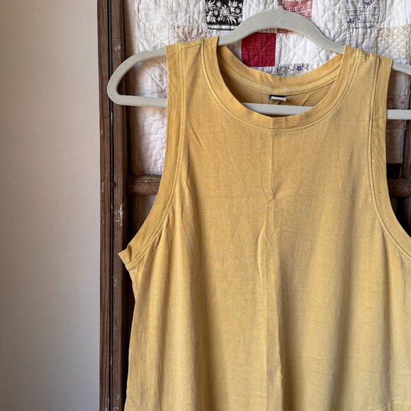 Sleeveless Vintage Style Mini T-Shirt Swing Dress - Picture 2 of 8